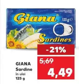 Kaufland GIANA Sardine Ofertă