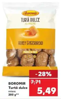 Kaufland BOROMIR Turtă dulce miere Ofertă