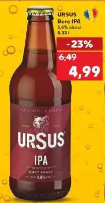 Kaufland URSUS Bere IPA Ofertă