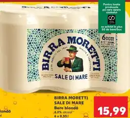 Kaufland BIRRA MORETTI SALE DI MARE Ofertă