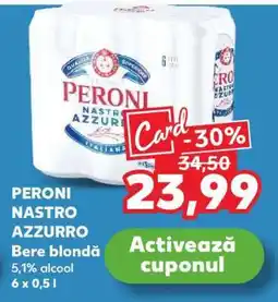 Kaufland PERONI NASTRO AZZURRO Ofertă