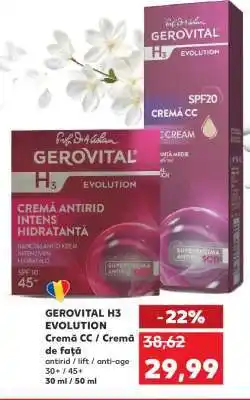 Kaufland GEROVITAL H3 EVOLUTION Ofertă