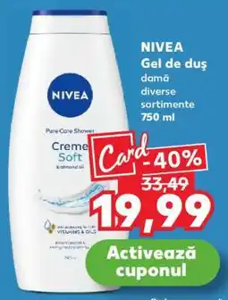 Kaufland NIVEA Gel de duş Ofertă