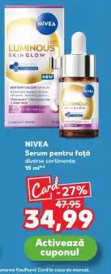 Kaufland NIVEA Serum pentru față Ofertă