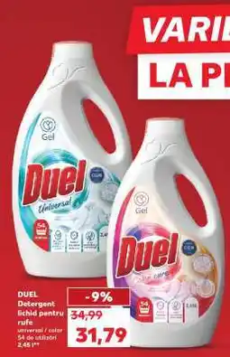 Kaufland DUEL Detergent lichid pentru rufe Ofertă