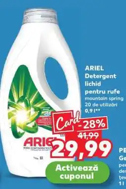 Kaufland ARIEL Detergent lichid pentru rufe Ofertă