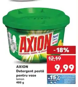 Kaufland AXION Detergent pastă pentru vase Ofertă