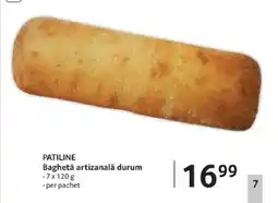 Selgros PATILINE Baghetǎ artizanalǎ durum Ofertă