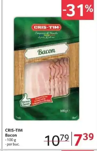 Selgros CRIS-TIM Bacon Ofertă