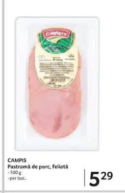 Selgros CAMPIS Pastramǎ de porc, feliată Ofertă