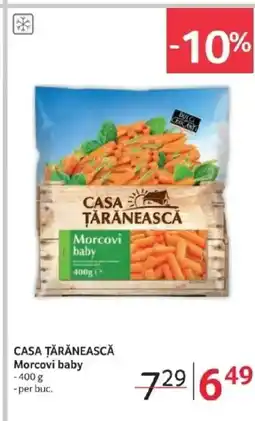 Selgros CASA ŢĂRĂNEASCĂ Morcovi baby Ofertă
