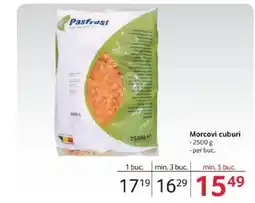 Selgros Morcovi cuburi Ofertă