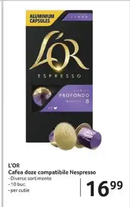 Selgros L'OR Cafea doze compatibile Nespresso Ofertă