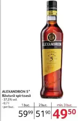 Selgros ALEXANDRION 5 Băutură spirtoasă Ofertă