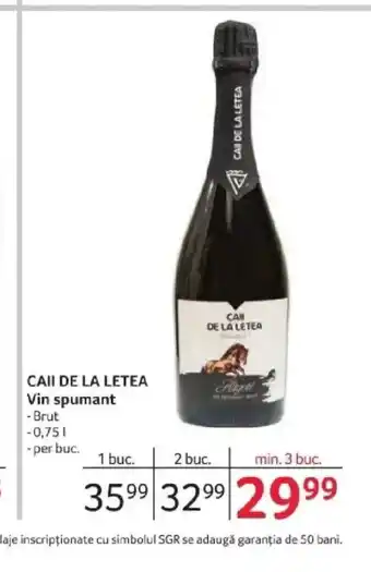 CAII DE LA LETEA Vin spumant