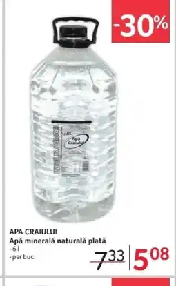 Selgros APA CRAIULUI Apă minerală naturală platăǎ Ofertă