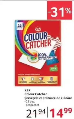 Selgros K2R Colour Catcher Şerveţele captatoare de culoare Ofertă