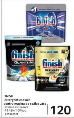 Selgros FINISH Detergent capsule pentru maşina de spălat vase Ofertă