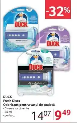 Selgros DUCK Fresh Discs Odorizant pentru vasul de toaletă Ofertă