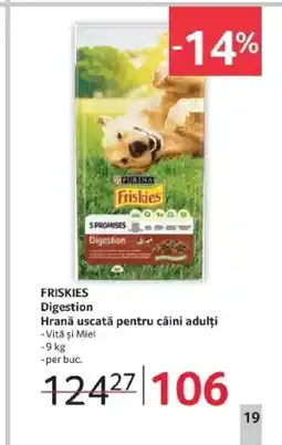 Selgros FRISKIES Digestion Hrană uscată pentru câini adulți Ofertă