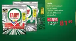 Selgros FAIRY Detergent capsule pentru vase Ofertă