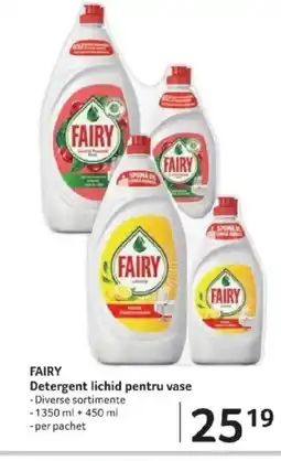 Selgros FAIRY Detergent lichid pentru vase Ofertă