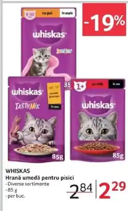 Selgros WHISKAS Hrană umedă pentru pisici Ofertă