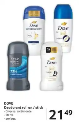 Selgros DOVE Deodorant roll on / stick Ofertă