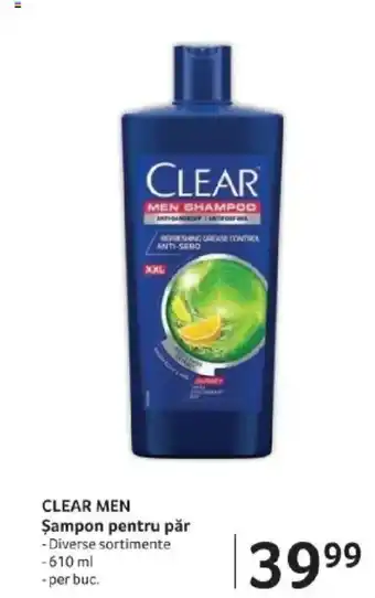 Selgros CLEAR MEN Şampon pentru păr Ofertă