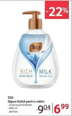 Selgros TEO Săpun lichid pentru mâini Ofertă
