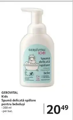 Selgros GEROVITAL Kids Spumǎ delicată spălare pentru bebeluşi Ofertă