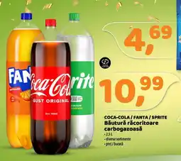 La Doi Pasi COCA-COLA / FANTA / SPRITE Băutură răcoritoare carbogazoasă Ofertă