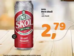 La Doi Pasi SKOL Bere doză Ofertă