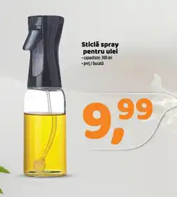 La Doi Pasi Sticlă spray pentru ulei Ofertă