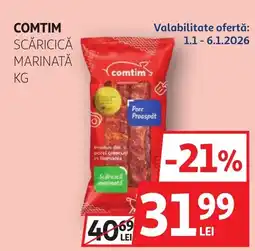 Auchan COMTIM Scăricică marinată Ofertă