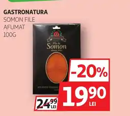 Auchan GASTRONATURA Somon file afumat Ofertă