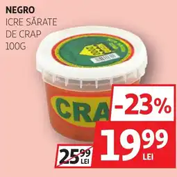 Auchan NEGRO Icre sărate de crap Ofertă