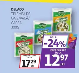 Auchan DELACO Telemea de oaie/vacă/ capră Ofertă
