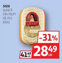 Auchan SISSI Şuncă din piept de pui Ofertă