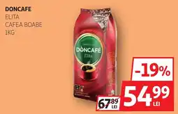 Auchan DONCAFE Elita cafea boabe Ofertă