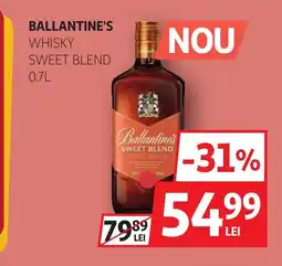 Auchan BALLANTINE'S Whisky sweet blend Ofertă