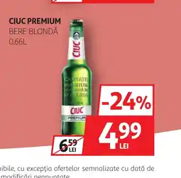 Auchan CIUC PREMIUM Bere blondă Ofertă