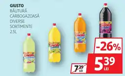 Auchan GIUSTO Băutură carbogazoasă Ofertă