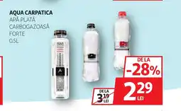Auchan AQUA CARPATICA Apă plată carbogazoasă forte Ofertă