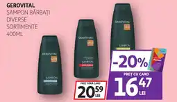 Auchan GEROVITAL Şampon bărbați Ofertă