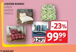 Auchan Lenjerie bumbac Ofertă