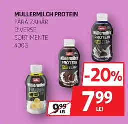 Auchan MULLERMILCH PROTEIN Fără zahăr Ofertă