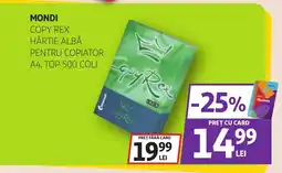 Auchan MONDI Copy rex hârtie albă pentru copiator Ofertă