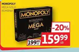 Auchan MONOPOLY Mega gold românia Ofertă