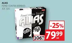 Auchan ALIAS Femei contra bărbați joc șoc Ofertă